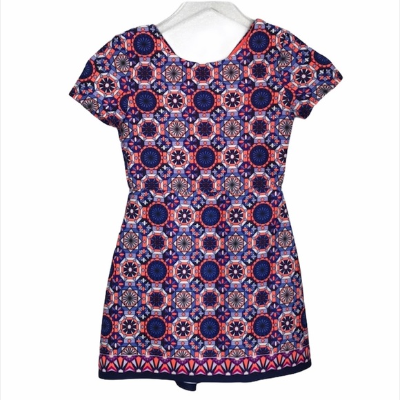 Gianni Bini Girls Aztec Print Romper Dress Size 7 - Picture 1 of 4